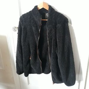 Black Fuzzy Jacket